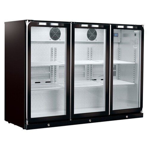 Husky Arrière-Bar | 3 Portes | Noir | Subzero 296L | Eclairage LED | 1350x495x865(h)mm Husky Arrière-Bar | 3 Portes | Noir | Subzero 296L | Eclairage LED | 1350x495x865(h)mm