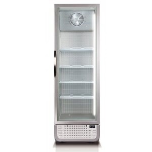 Husky Congélateur | Porte Vitrée | 378L | Blanc / Argent | Eclairage LED | R290a | 650x719x1985(h)mm Husky Congélateur | Porte Vitrée | 378L | Blanc / Argent | Eclairage LED | R290a | 650x719x1985(h)mm