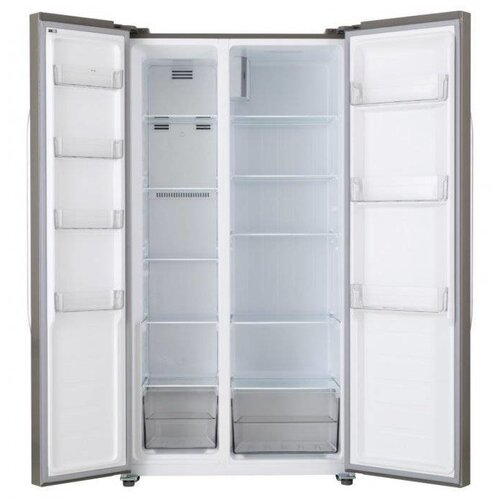 Frilec Réfrigérateur/Congélateur Américain INOX | 291 + 138L | Classe Energétique  A+ | 900x590x1770(h)mm