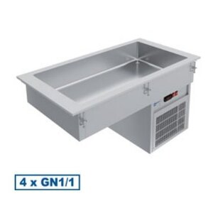 Diamond Elément cuve Réfrigérée 4 x 1/1 GN | 1455x635xh595mm