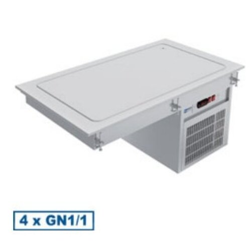 Diamond Élément top Réfrigéré |  4x GN 1/1 | 1440x610xh510mm