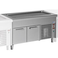 Élément top Réfrigéré| 4x GN 1/1 | Armoire réfrigérée | 0.5 kW | 1500x800x(h)900mm