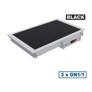 Diamond Elément vitrocéramique 3 x 1/1GN | 1115x610xh210mm