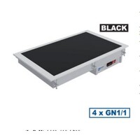 Elément vitrocéramique 4 x 1/1GN | 1440x610xh210mm