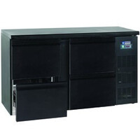refroidisseur de bouteilles | 2 Blocs tiroirs | 290 Litres | 1462x513x(h)860 mm