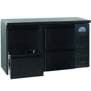 Diamond refroidisseur de bouteilles | 2 Blocs tiroirs | 290 Litres | 1462x513x(h)860 mm