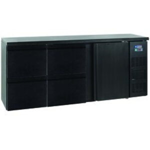 Diamond refroidisseur de bouteilles 4 Tiroirs 1 Portes | 460 Litres | 2002x513x(h)860 mm