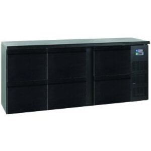 Diamond refroidisseur de bouteilles 6 Tiroirs | 460 Litres | 2002x513x(h)860 mm