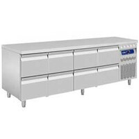 Comptoir Réfrigéré | 8 Tiroirs | 550 Litres | 2190x700x(h)850/900mm | DELUXE