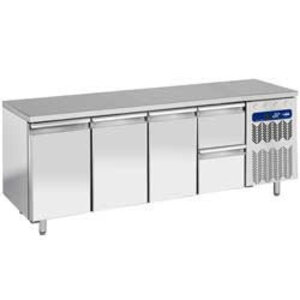 Diamond Comptoir Réfrigéré | 2 Tiroirs + 3 Portes | 550 Litres | 2256x700x(h)880/900mm