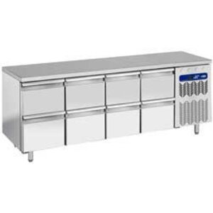 Diamond Comptoir Réfrigéré | 8 Tiroirs| 550 Litres | 2256x700x(h)880/900mm