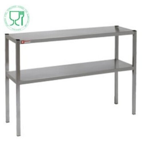 Diamond Etagère de "chef" inox 2 niveaux | 1000x300x(h)700