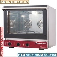 Four électrique à convection + Salamandre | 585x605x570(h)mm | pour 4x 460x340 mm
