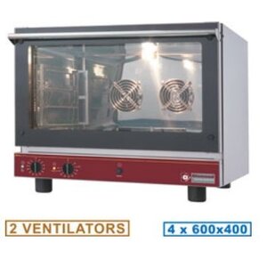 Diamond Four électrique à convection + humidificateur manuel  | 725x665x605(h)mm | pour 4 x 600x400 mm