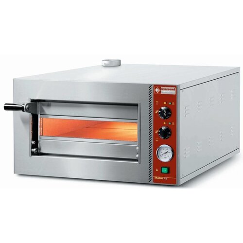 Diamond Four électrique à pizzas | Pizza Ø 42cm | 1 chambre | 2,3kW | 702x564x(H)385mm