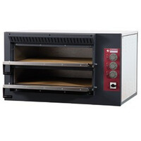 Four électrique à pizzas, 2 chambres | 7,5kW | 920x760x(H)530mm