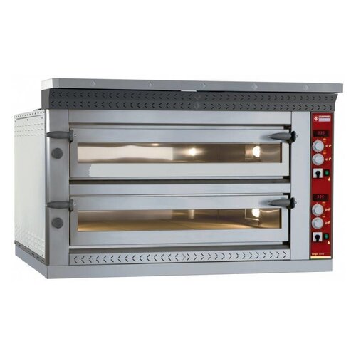 Diamond Four électrique à pizzas, 2 chambres| 2x 4 Pizzas Ø 35cm | 13,2kW | 1070x1010x(H)720mm