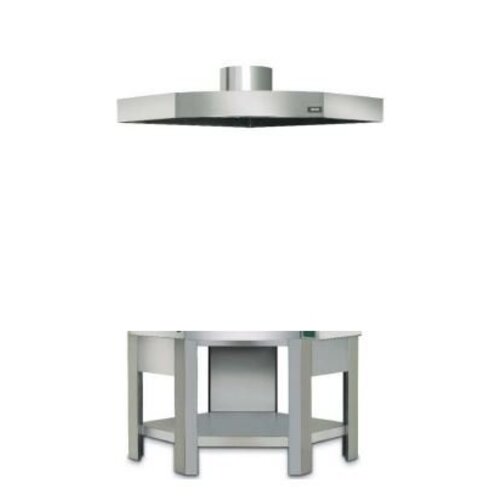 Diamond Four électrique d'angle, 1 chambre | 8 Pizzas Ø 35cm | 400V | 11,7kW | 1420x1580x(H)435mm