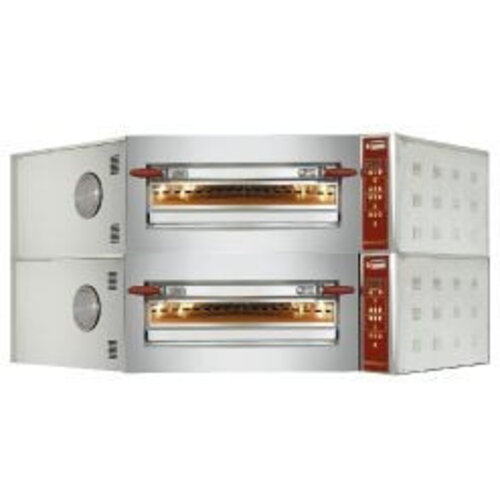 Diamond Four Electrique d'Angle, 2 Chambres | 2 x 8 Pizzas Ø 35cm | 400V | 23,4 | 1420x1580x(H)770mm