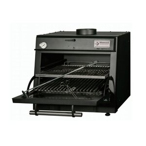 Diamond Four-BBQ à charbon| GN2/1 +GN1/1 | 150kg/h | 1200x784(1176)x870(h)mm Diamond Four-BBQ à charbon| GN2/1 +GN1/1 | 150kg/h | 1200x784(1176)x870(h)mm