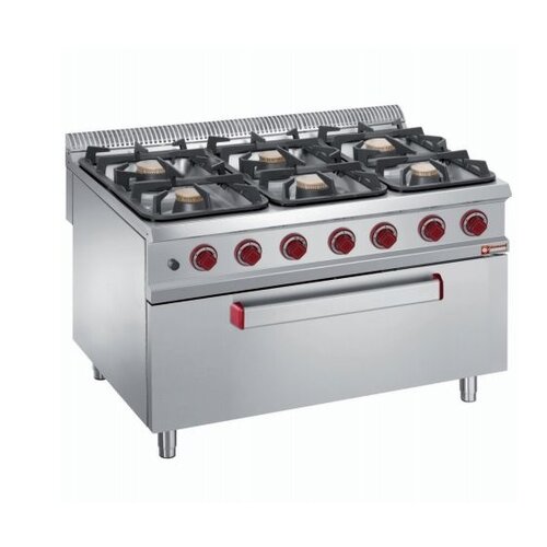 Diamond Fourneau |  6 plaques carrées | 400V | 3 et 4kW | MAXI four électrique | 1200x900-850/920(h)mm