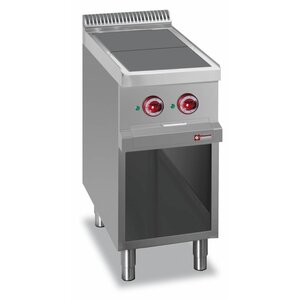 Diamond Fourneaux électriques | 2 plaques affleurantes 300x300mm| armoire ouverte | 400V/5kW | 400x700x850/920(h)mm