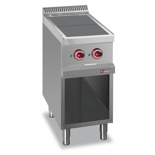 Diamond Fourneaux électriques | 2 plaques affleurantes 300x300mm| armoire ouverte | 400V/5kW | 400x700x850/920(h)mm Diamond Fourneaux électriques | 2 plaques affleurantes 300x300mm| armoire ouverte | 400V/5kW | 400x700x850/920(h)mm