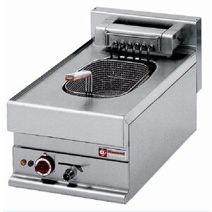 Diamond Friteuse Electrique | 1 cuve 10 Litres | robinet de vidange  | zone froide | 400V | 7,5kW | 400x650x(H)280/380mm