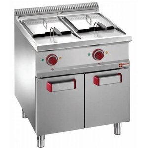 Diamond Friteuse | Electrique | 2x 13 Litres | 400-230V | 18kW | sur armoire | 700x700x(h)850-920