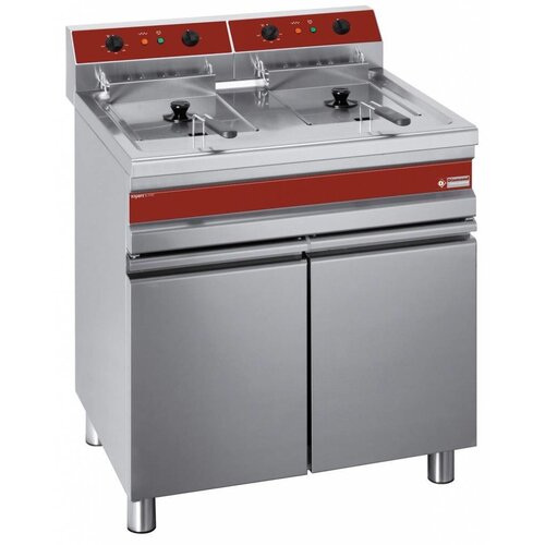 Diamond Friteuse | Electrique | PRO | sur armoire | 2 x 14 Litres | 400-230V | 18 kW | 750x655x(h)845-985mm