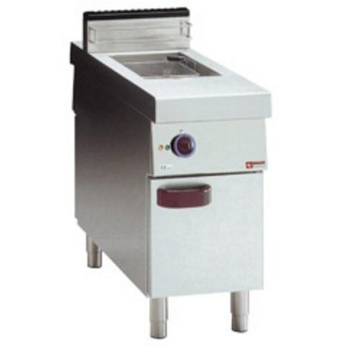 Diamond Friteuse | Electrique | 15 Litres | 400V | 10kW | sur armoire | traversant central | 400x1100x(h)850mm