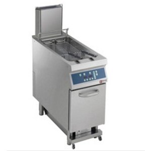 Diamond Friteuse gaz 1 cuve en "Y" | 23 Litres | 25kW | sur meuble, "DIGIT" | Purification automatique d'huile | 400x900x(h)850/1200mm