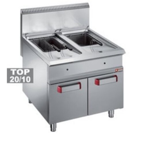 Diamond Friteuse gaz | 2x 18/20 Litres | sur meuble fermé | 800x900x(h)850/920mm Diamond Friteuse gaz | 2x 18/20 Litres | sur meuble fermé | 800x900x(h)850/920mm