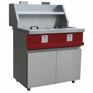 Diamond Friteuse gaz électronique | 2 Cuves rondes 2x13 Litres | Robinet de vidange | 230V/0,1kW | 960x875x940/1320(h)mm Diamond Friteuse gaz électronique | 2 Cuves rondes 2x13 Litres | Robinet de vidange | 230V/0,1kW | 960x875x940/1320(h)mm