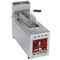 Friteuse Gaz | 8 Litres | Top | Extra Fine | 250x700x(h)500mm