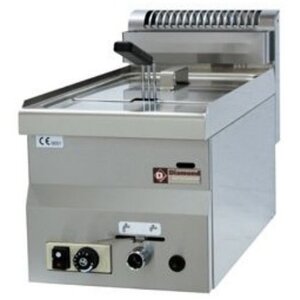 Diamond Friteuse Gaz | 8 Litres | Top | 6,8 kW | 300x600x280/400(h)mm