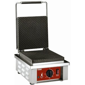 Diamond Gaufrier électrique pour "feuille gaufrée à cornet" |avec pieds réglables | 305x40x(h)230mm | 1.6kW Diamond Gaufrier électrique pour "feuille gaufrée à cornet" |avec pieds réglables | 305x40x(h)230mm | 1.6kW