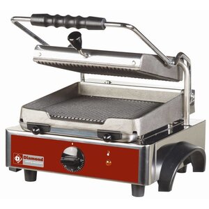 Diamond Grill panini électrique, plaques rainurées PRO | 33x43,5x(h)24 | 1800W Diamond Grill panini électrique, plaques rainurées PRO | 33x43,5x(h)24 | 1800W