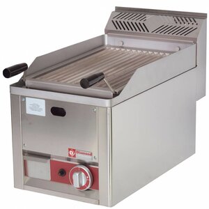 Diamond Grill pierre de lave gaz inox | Top | grille de cuisson | 33x60x(h)29cm | 4kW