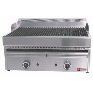 Diamond Grill-vapeur gaz |  grille de cuisson en fonte | Top | 77x63x(h)43cm
