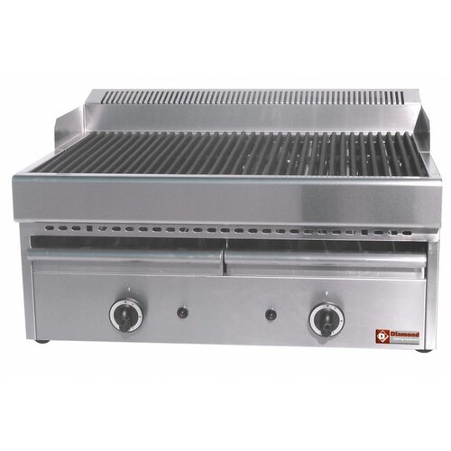 Diamond Grill-vapeur gaz |  grille de cuisson en fonte | Top | 77x63x(h)43cm