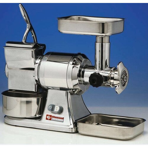 Diamond Hachoir à viande n° 12 | 200 kg/h. et râpe à parmesan 30 kg/h.