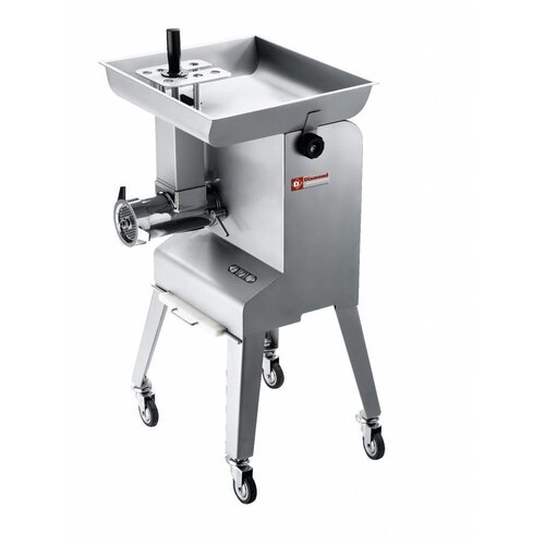 Diamond Hachoir en inox N° 32, Ø 6 mm | piètement sur roues | 600 kg/h | 2200W