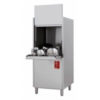 Lave-Batteries de Cuisine | Panier 550x610 mm | + Break Tank | 400V | 720x780x(h)2030cm