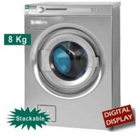 Lave-linge à super essorage,  8 kg "inox" | Bruyant | 400v | 720x927x(h)1039mm