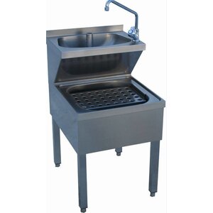 Diamond Lave-mains combiné sur piètement| Évier de décharge | PRO | 500x700x(H)620/870 mm Diamond Lave-mains combiné sur piètement| Évier de décharge | PRO | 500x700x(H)620/870 mm