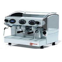 Machine à café expresso 2 groupes | 2 Robinets vapeur | 1 Robinet d'eau chaude | 3,3kW | 677x580x(H)523mm