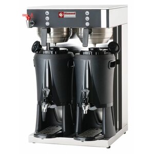 Diamond Machine à café filtres | Remplissage automatique | 4,4 kW | 2 containers dispenser 2x 2,5 Litres | robinet eau chaude