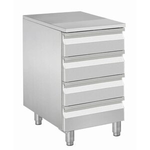 Diamond Meuble à pâtons | 4 tiroirs neutres | 8x bacs 600x400