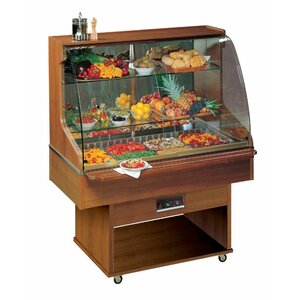 Diamond Meuble buffet Réfrigéré | 4x GN1/1 | Bois Massif | +4°/+10°C | 1423x750/998x1750(h)mm